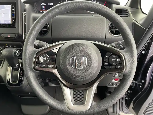 ホンダ Ｎ ＢＯＸ カスタム G L ホンダセンシング 富山県 2020(令2)年 2.1万km プレミアムベルベットパープル・パール ワンオーナー/純正ナビ（AM/FM/CD/DVD/USB/BT）/フルセグTV/バックカメラ/片側パワースライドドア/衝突被害軽減ブレーキ/アダプティブクルーズコントロール/レーンキープアシスト/オートマチックハイビーム/LEDヘッドライト/シーケンシャルターンランプ/ロードサインアシスト/コーナーセンサー/ハーフレザーシート/前席シートヒーター/ビルトインETC/ドライブレコーダー前後/純正14インチAW/スマートキー×２/プッシュスタート/アイドリングストップ/純正フロアマット/保証書/取扱説明書