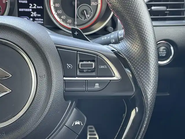 スズキ スイフト スポーツ 東京都 2018(平30)年 8.9万km スピーディーブルーM 純正8型ナビ/全方位モニター/デュアルカメラブレーキサポート/車線逸脱警報機能/アダプティブクルーズコントロール/シートヒーター/横滑り抑制機能/ステアリングスイッチ/スマートキー/ETC/LEDヘッド/パドルシフト