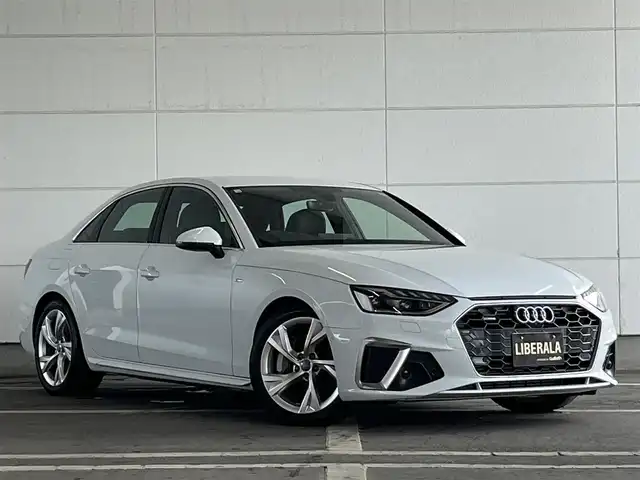アウディ Ａ４ 45TFSIクワトロ Sライン 山形県 2020(令2)年 3.7万km 白 Audiプレセンス/Audiドライブアシスト/Audiアクティブレーンアシスト/パークアシストPkg/バーチャルコックピット/ハーフレザーシート/パワーシート/360°カメラ/アダプティブクルーズコントロール/純正ナビ/パドルシフト