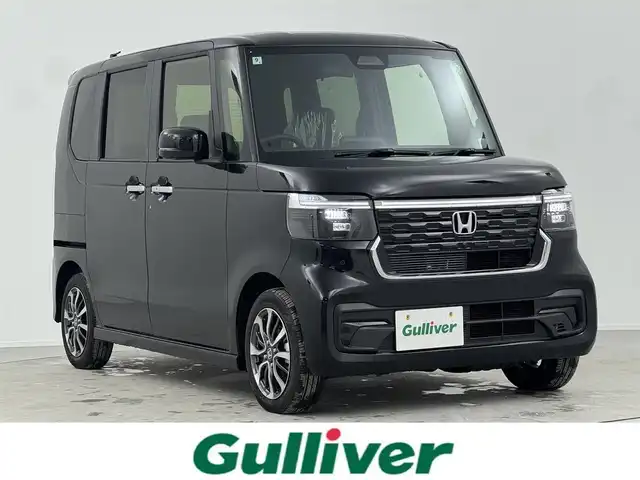 ホンダ Ｎ ＢＯＸ カスタム 熊本県 2024(令6)年 0.4万km クリスタルブラックパール 純正8インチナビ/フルセグTV/Bluetooth/バックカメラ/片側パワースライドドア/ホンダセンシング/レーダークルーズコントロール/コーナーセンサー/運転席・助手席シートヒーター/LEDヘッドライト/純正14インチアルミホイール/純正フロアマット