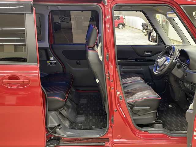 スズキ スペーシア カスタム XS 道央・札幌 2014(平26)年 10.6万km フェニックスレッドパール /4WD//社外ナビ:AVIC-MRZ066/(CD/DVD/BT/ラジオ/フルセグ)//寒冷地仕様//ETC//片側パワースライドドア//皮調シートカバー//オートエアコン//オートライト//フォグライト//アイドリングストップ//電動格納ミラー//純正アルミ//前後ドライブレコーダー