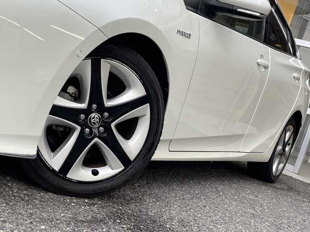 トヨタ プリウス A ツーリングセレクション 福島県 2018(平30)年 5.8万km ホワイトパールクリスタルシャイン 純正ナビ/バックカメラ/レーダークルーズコントロール/トヨタセーフティセンス/シートヒーター/ETC/フルセグTV/コーナーセンサー/オートマチックハイビーム/LEDヘッドライト