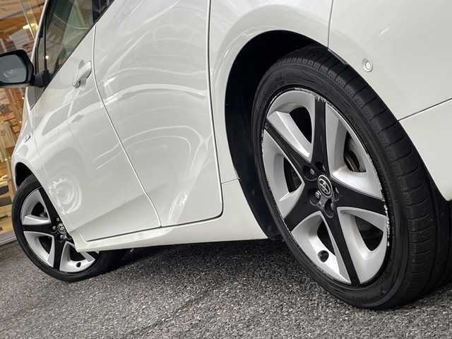 トヨタ プリウス A ツーリングセレクション 福島県 2018(平30)年 5.8万km ホワイトパールクリスタルシャイン 純正ナビ/バックカメラ/レーダークルーズコントロール/トヨタセーフティセンス/シートヒーター/ETC/フルセグTV/コーナーセンサー/オートマチックハイビーム/LEDヘッドライト