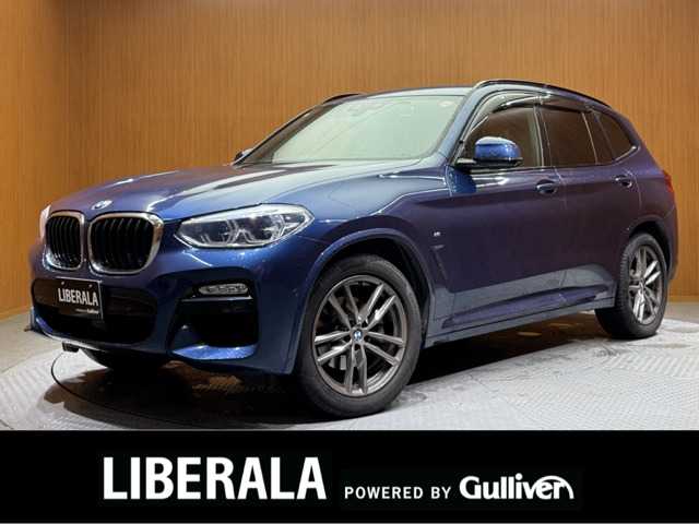 ＢＭＷ Ｘ３ xDrive20d Mスポーツ 千葉県 2019(令1)年 4.5万km 紺Ｍ ハイラインパッケージ　/茶革シート　/ACC　/HUD　/ナビ　/TV　/360°Bluetooth接続　/前後シートH　/電動リアゲート　/LEDヘッドライト/オートハイビーム　/ワンオーナー　/衝突軽減B　/BSM　/LKA　/ETC　/ドラレコ