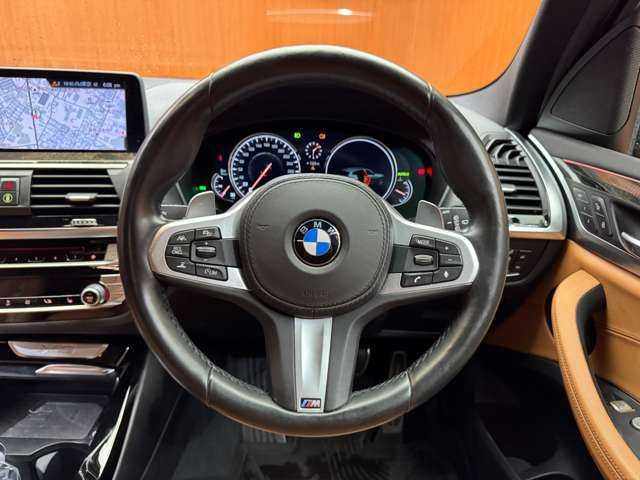 ＢＭＷ Ｘ３ xDrive20d Mスポーツ 千葉県 2019(令1)年 4.5万km 紺Ｍ ハイラインパッケージ　/茶革シート　/ACC　/HUD　/ナビ　/TV　/360°Bluetooth接続　/前後シートH　/電動リアゲート　/LEDヘッドライト/オートハイビーム　/ワンオーナー　/衝突軽減B　/BSM　/LKA　/ETC　/ドラレコ