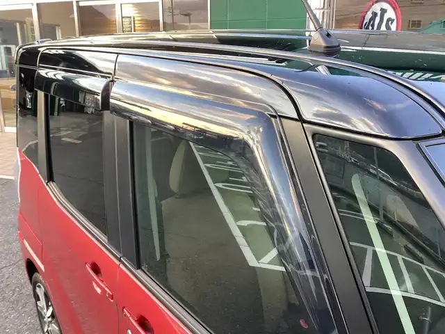 日産 デイズ ルークス HWS X Vセレクション 奈良県 2017(平29)年 4.7万km 赤Ⅱ ワンオーナー車/純正メモリーナビ（フルセグ・DVD・BT）/アラウンドビューモニター/両側パワースライドドア/ハーフレザーシート/オートライト/プッシュスタート/ETC/フロアマット/ドアバイザー/純正15インチアルミ