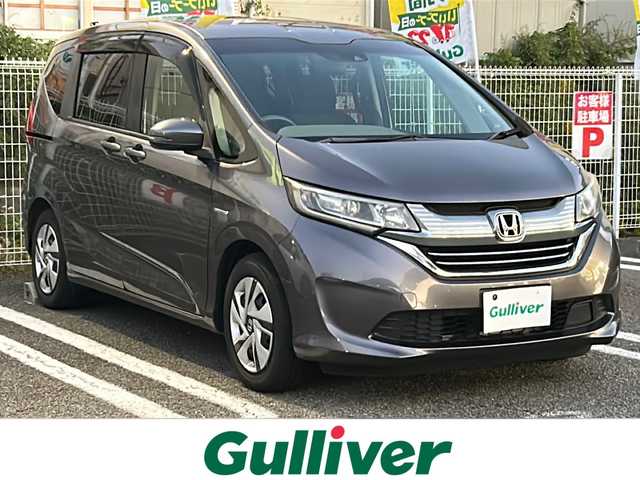 ホンダ フリード ハイブリット G ホンダセンシング 大分県 2016(平28)年 8万km モダンスティールM ワンオーナー/ホンダセンシング/純正ナビ/CD/DVD/Bluetooth/フルセグTV/バックカメラ/両側パワースライドドア/ビルトインETC/LEDヘッドランプ/オートライト/アダプティブクルーズコントロール/純正フロアマット/ドアバイザー/スマートキー/エンジンプッシュスタート/保証書/取説/スペアキー1本