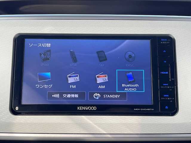 ダイハツ ムーヴ キャンバス X LTD SA Ⅱ 青森県 2017(平29)年 7.6万km プラムブラウンクリスタルマイカ ４WD/社外ナビ（ワンセグ/BlueTooth）/両側パワースライドドア/衝突軽減システム/プッシュスタート/バックカメラ/ステアリングスイッチ/取扱説明書/保証書/スマートキー