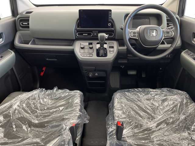 ホンダ フリード ハイブリット e:HEV クロスター 新潟県 2025(令7)年 0.1千km クリスタルブラックパール ホンダセンシング/9インチナビ（BT/CarPlay/AndroidAuto）/バックカメラ/両側パワースライドドア/シートヒーター/オートエアコン/オートライト/オートマチックハイビーム/衝突軽減システム/スマートキー/プッシュスタート/スペアキー/LEDヘッドライト/カーテンエアバック/ブラインドスポットモニター/レーンキープアシスト/保証書/取説/レザーステアリング/ステアリングスイッチ