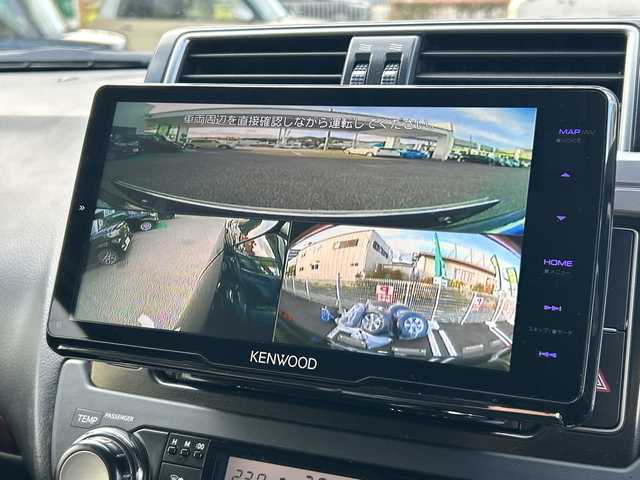 トヨタ ランドクルーザー プラド TX Lパッケージ 兵庫県 2014(平26)年 7.5万km ブラック 社外9型ナビ/CD/DVD/フルセグTV/Bluetooth/HDMI端子/バックカメラ/ETC/社外ジャオスフロントエアロ/社外レイズフルクロス17インチAW/（純正AWスタッドレス付4本積込）/社外エムクライムマフラー（純正積込）/LEDヘッドランプ（純正有）/後期テール仕様（純正有）/社外グリル（純正有）/社外シートカバー/社外エアクリーナー/社外フロアマット/他社外パーツ有（他純正パーツ有）/前後ドライブレコーダー（前360度）/ウッドコンビハンドル/前席シートヒーター/パワーシート/トノカバー/保証書/取説/スペアキー