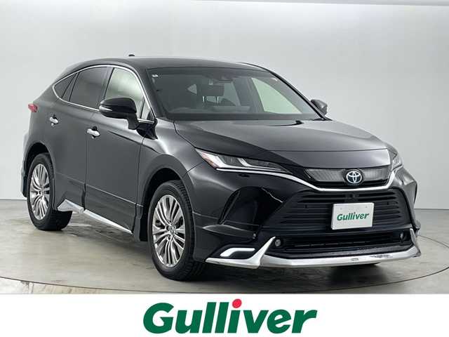 トヨタ ハリアー ハイブリッド Z レザーパッケージ 愛知県 2022(令4)年 2.5万km ブラック モデリスタ製フルエアロ/純正12.3インチナビ/(Bluetooth/USB/フルセグTV/FM/AM)/アラウンドビューモニター/JBLサウンドシステム/デジタルインナーミラー/ヘッドアップディスプレイ/トヨタセーフティセンス/・プリクラッシュセーフティ/・レーンキープアシスト/・オートマチックハイビーム/・ブラインドスポットモニター/・アダプティブクルーズコントロール/電動パーキングブレーキ/ブレーキホールド/ステアリングヒーター/レザーシート/前席シートヒーター/前席エアーシート/電動リアゲート/ビルトインETC2.0/スマートキー/プッシュスタート/LEDヘッドライト/オートライト/フロントフォグランプ/純正19インチアルミホイール/純正フロアマット/革巻きステアリング/横滑り防止装置