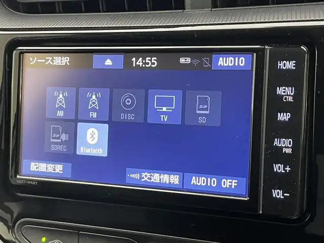 トヨタ アクア S スタイルブラック 長崎県 2018(平30)年 7.1万km ホワイトパールクリスタルシャイン 純正メモリナビ　フルセグＴＶ　Ｂｌｕｅｔｏｏｔｈ　バックカメラ　プッシュスタート　セーフティセンス　衝突軽減　車線逸脱　オートライト　オートハイビーム　ＥＴＣ　純正フロアマット　ドアバイザー　禁煙車