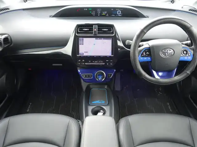 トヨタ プリウス S ツーリングセレクション 山形県 2017(平29)年 6万km ダークブルーマイカM 4WD/モデリスタエアロ/純正SDナビ/　　【CD DVD BT フルセグ】/バックカメラ/LEDオートヘッドライト/ソフトレザーシート/シートヒーター/純正17インチアルミホイール/ドライブレコーダー/アイドリングストップ/ステアリングスイッチ/電動格納ウィンカーミラー/フォグランプ/スマートキー