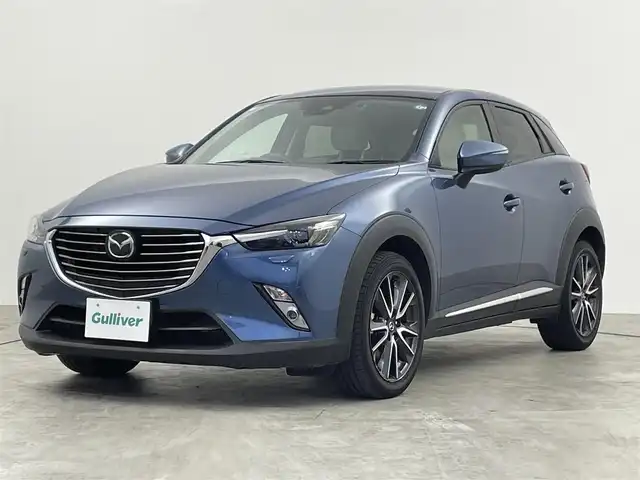 マツダ ＣＸ－３ XD Lパッケージ 群馬県 2018(平30)年 3万km エターナルブルーマイカ 禁煙車　マツコネナビ　ＢＯＳＥサウンド　Ｂカメラ　４ＷＤ　衝突軽減　ＢＳＭ　ＨＵＤ　レーダークルーズ　ＥＴＣ　前ドラレコ　コーナーセンサー　ＬＥＤヘッド　シートヒーター　ハンドルヒーター　純正アルミ