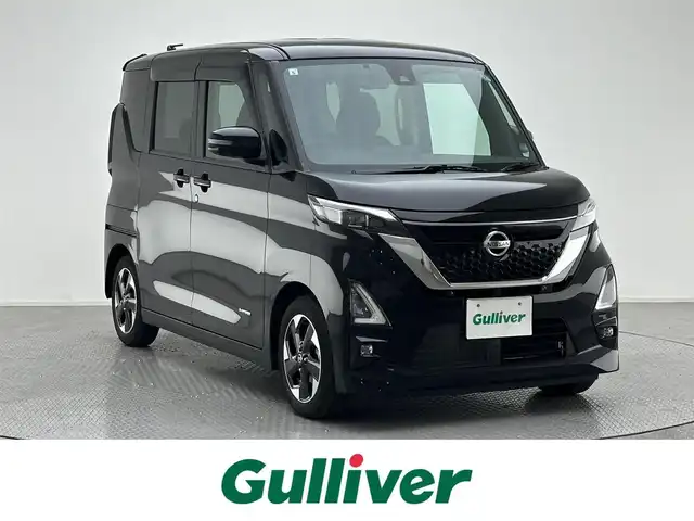 日産 ルークス HWS X プロパイロットED 兵庫県 2021(令3)年 2万km ブラック 全方位カメラ/プロパイロット/純正14インチアルミホイール/純正フロアマット/LEDヘッドライト/オートライト/レーンキープアシスト/両側パワースライドドア/スマートキー/スペアキー/電子パーキングブレーキ/ステアリングスイッチ/アイドリングストップ