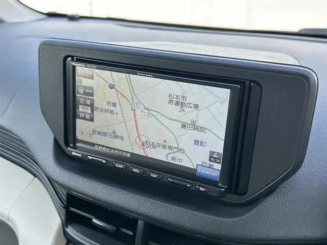 ダイハツ ムーヴ L SA 長野県 2015(平27)年 6.7万km ホワイト スマートアシスト/社外ナビ/コーナーセンサー/ワンセグ/前後ドラレコ/ベンチシート/CD再生/ABS/横滑り防止/衝突被害軽減