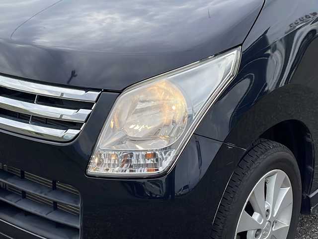 スズキ ワゴンＲ FX－LTDⅡ 新潟県 2009(平21)年 2万km ブルーイッシュブラックパール3 4WD/社外ポータブルナビ/CD/フルセグテレビ/ベンチシート/運転席シートヒーター/ミラーヒーター/スマートキー/プッシュスタート/純正14インチアルミホイール