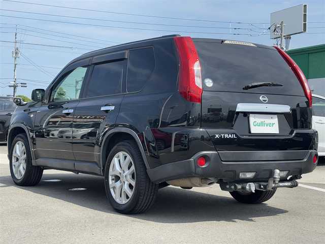 日産 エクストレイル 20Xtt 徳島県 2013(平25)年 10.9万km ダイヤモンドブラック 7型メモリナビ　NX615 /　AM/FM/Bluetooth/フルセグTV/SD/DISC/USB/フォグライト/ヒッチメンバー/クルーズコントロール/バックカメラ/ETC/スマートキー/純正18インチアルミホイール/オートライト/全席シートヒーター/ダウンヒルアシストコントロール/取扱説明書