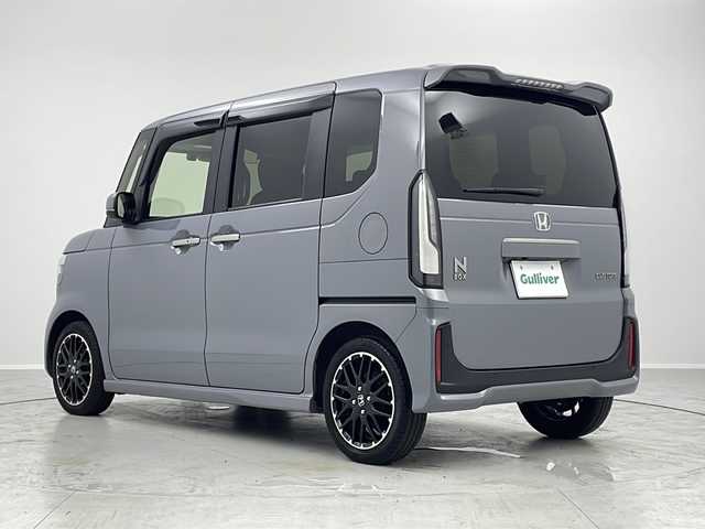 ホンダ Ｎ ＢＯＸ カスタム ターボ コーディネートS 茨城県 2023(令5)年 2.4万km グレー 衝突軽減ブレーキ　純正９型ナビ　バックカメラ　ビルトインＥＴＣ２．０　両側電動スライドドア　クルコン　シートヒーター　スマートキー　純正ドラレコ　ＵＳＢ充電端子　純正フロントサンシェイド　禁煙車
