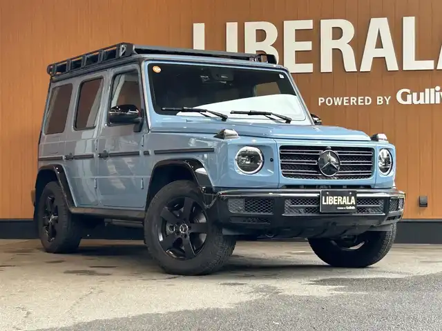 メルセデス・ベンツ ゲレンデヴァーゲン Ｇ４００ｄ 宮城県 2024(令6)年 1.6万km 青 プロフェッショナルエディション/50台限定車/アダプティブダンピングシステム/ラグジュアリーパッケージ/Gmanufakturプログラム/ナイトパッケージ/ナイトIIパッケージ/ステアリングヒーター/プロフェッショナルラインエクステリア/専用18インチAW/専用ルーフラック/レーダーセーフティパッケージ/Burmesterサウンドシステム/ブラックレザーシート/シートヒーター/シートベンチレーション/純正ナビゲーションシステム/フルセグTV/360°カメラシステム