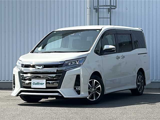 トヨタ ノア Si ダブルバイビーⅡ 愛媛県 2019(令1)年 7.9万km ラグジュアリーホワイトパールクリスタルシャインガラスフレーク 純正SDナビ/ETＣ/ドライブレコーダー前後/純正１６インチアルミ/コーナーセンサー前後/純正フロアマット/クルーズコントロール/バックカメラ/ハーフレザー/両側パワースライドドア/ウォークスルー/フルセグTV/Bluetooth/スマートキー/スペアキー/レーンキープアシスト/オートライト/オートLEDヘッドライト/保証書/取扱説明書