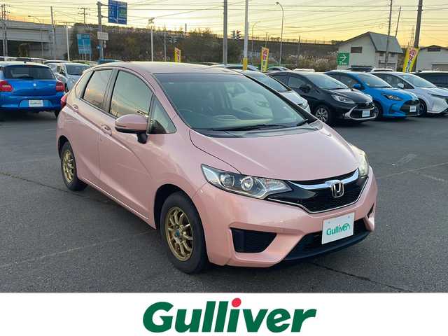 ホンダ フィット 13G FパックコンフォートED 山形県 2017(平29)年 7.2万km プレミアムピンクP 純正SDナビ/（AM/FM/TV/CD/DVD/SD）/社外ドライブレコーダー/ETC/社外AW/社外フロアマット/フロントワイパーデアイサー/シートヒーター/ステアリングスイッチ/電動格納ウインカーミラー/LEDヘッドライト