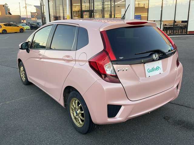 ホンダ フィット 13G FパックコンフォートED 山形県 2017(平29)年 7.2万km プレミアムピンクP 純正SDナビ/（AM/FM/TV/CD/DVD/SD）/社外ドライブレコーダー/ETC/社外AW/社外フロアマット/フロントワイパーデアイサー/シートヒーター/ステアリングスイッチ/電動格納ウインカーミラー/LEDヘッドライト