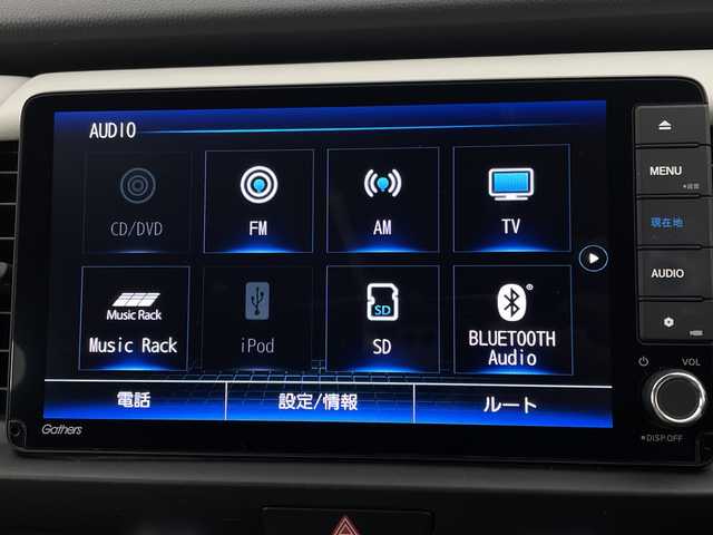 ホンダ フィット ホーム 新潟県 2021(令3)年 6.4万km プレミアムクリスタルレッドM ワンオーナー/4WD/スマートキー/スペアキー1本/9インチナビ　型式VXU-205FTi/ドライブレコーダー前後/フルセグ/CD/DVD/USB/バックカメラ/ハーフレザー/コーナーセンサー/ホンダセンシング/新車時保証書/取扱説明書