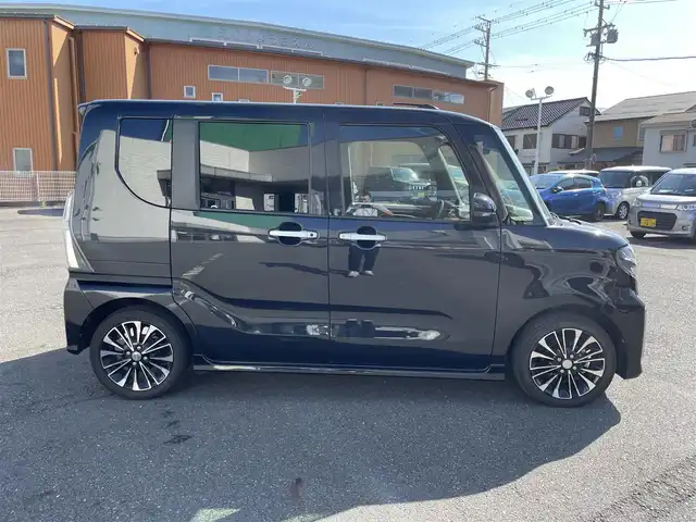 ダイハツ タント カスタム RS 熊本県 2019(令1)年 4.9万km パールブラック 両側パワースライドドア/社外メモリナビ（AVN-LS02W）/フルセグTV/CD/USB/Bluetooth/バックカメラ/スマートアシスト/ハーフレザーシート/シートヒーター/純正15インチアルミホイール/純正エアロ/LEDヘッドライト/ビルトインETC/スマートキー2個/プッシュスタート/新車時保証書/取扱説明書