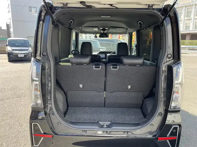 ダイハツ タント カスタム RS 熊本県 2019(令1)年 4.9万km パールブラック 両側パワースライドドア/社外メモリナビ（AVN-LS02W）/フルセグTV/CD/USB/Bluetooth/バックカメラ/スマートアシスト/ハーフレザーシート/シートヒーター/純正15インチアルミホイール/純正エアロ/LEDヘッドライト/ビルトインETC/スマートキー2個/プッシュスタート/新車時保証書/取扱説明書