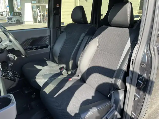 ダイハツ タント カスタム RS 熊本県 2019(令1)年 4.9万km パールブラック 両側パワースライドドア/社外メモリナビ（AVN-LS02W）/フルセグTV/CD/USB/Bluetooth/バックカメラ/スマートアシスト/ハーフレザーシート/シートヒーター/純正15インチアルミホイール/純正エアロ/LEDヘッドライト/ビルトインETC/スマートキー2個/プッシュスタート/新車時保証書/取扱説明書