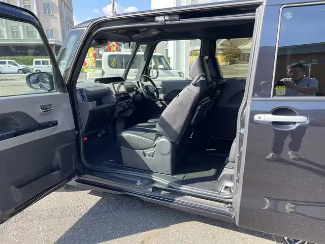 ダイハツ タント カスタム RS 熊本県 2019(令1)年 4.9万km パールブラック 両側パワースライドドア/社外メモリナビ（AVN-LS02W）/フルセグTV/CD/USB/Bluetooth/バックカメラ/スマートアシスト/ハーフレザーシート/シートヒーター/純正15インチアルミホイール/純正エアロ/LEDヘッドライト/ビルトインETC/スマートキー2個/プッシュスタート/新車時保証書/取扱説明書