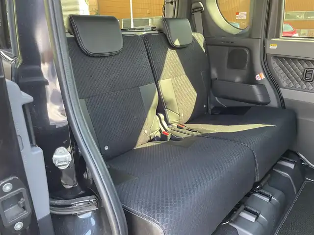 ダイハツ タント カスタム RS 熊本県 2019(令1)年 4.9万km パールブラック 両側パワースライドドア/社外メモリナビ（AVN-LS02W）/フルセグTV/CD/USB/Bluetooth/バックカメラ/スマートアシスト/ハーフレザーシート/シートヒーター/純正15インチアルミホイール/純正エアロ/LEDヘッドライト/ビルトインETC/スマートキー2個/プッシュスタート/新車時保証書/取扱説明書