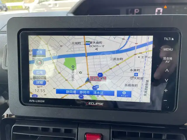 ダイハツ タント カスタム RS 熊本県 2019(令1)年 4.9万km パールブラック 両側パワースライドドア/社外メモリナビ（AVN-LS02W）/フルセグTV/CD/USB/Bluetooth/バックカメラ/スマートアシスト/ハーフレザーシート/シートヒーター/純正15インチアルミホイール/純正エアロ/LEDヘッドライト/ビルトインETC/スマートキー2個/プッシュスタート/新車時保証書/取扱説明書