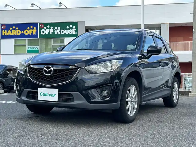 マツダ ＣＸ－５ XD 長崎県 2014(平26)年 13.8万km ジェットブラックマイカ 純正SDナビ(FM/AM/BT/フルセグ)/プッシュスタート/スマートキー/MTモード付AT/アイドリングストップ/クルーズコントロール/バックカメラ/ETC/ドラレコ/純正フロアマット/社外17インチアルミホイール/ABS/TCS/リヤビークルモニタリング/アダプティブ・フロントライティング・システム/オートライト/SRSエアバッグ/ISOFIX/取扱説明書/保証書