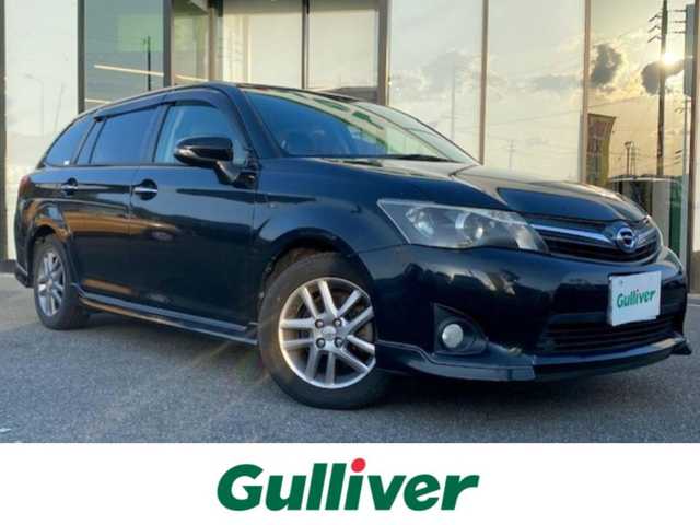 トヨタ カローラ フィールダー 1．5G エアロツアラー W×B 兵庫県 2013(平25)年 11.5万km ブラック ・社外SDナビ/・バックカメラ/・フルセグTV/・キセノン/・スマートキー/・ハーフレザーシート