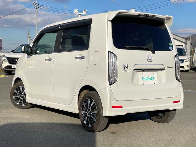 ホンダ Ｎ ＷＧＮ カスタム L ホンダセンシング 山梨県 2021(令3)年 2万km プラチナホワイトパール 純正ナビ　/バックカメラ　/ＥＴＣ　/ＬＥＤライト　/スマートキー　/純正フロアマット　/クルーズコントロール　/両席シートヒーター　/コーナーセンサー　/純正アルミホイール　/レーンキープアシスト