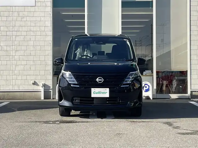 日産 セレナ e－パワー X 福岡県 2023(令5)年 1.8万km ダイヤモンドブラック 社外SDナビ(フルセグTV/BT/AM/FM)/バックカメラ/プロパイロット/エマージェンシーブレーキ/コーナーセンサー/ブラインドスポットモニター/片側パワスラ/ビルトインETC/USBポート/純正LEDヘッドライト/純正フロアマット/オートハイビーム/スマートキー/プッシュスタート