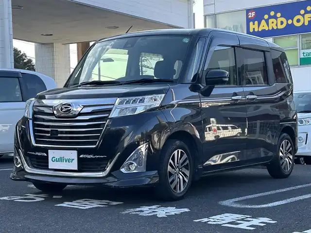 ダイハツ トール カスタムG SAⅡ 長崎県 2017(平29)年 15.7万km ブラックマイカメタリック ワンオーナー/アルパインナビ(BT/フルセグTV/DVD/CD/FM)/両側パワースライド/全方位カメラ/スマートアシスト/ETC/クルーズコントロール/ステアリングスイッチ/ドライブレコーダー
