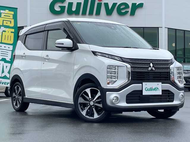 三菱 ｅＫクロス T 長野県 2020(令2)年 2.4万km シルキーホワイト 禁煙車/純正9インチナビ【MM320D-LM】/(CD/DVD/フルセグＴＶ/Bluetooth)/e-Assist/・衝突被害軽減ブレーキシステム/・踏み間違い衝突防止アシスト/・車線逸脱警報システム/・オートマチックハイビーム/マルチアラウンドモニター/ＥＴＣ/デジタルルームミラー/前席シートヒーター/ドライブレコーダー/革巻きステアリング/ステアリングスイッチ/LEDヘッドライト/フォグランプ/オートライト/スマートキー/Pスタート/電動格納ミラー/純正15インチAW/純正フロアマット