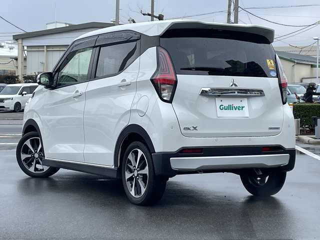 三菱 ｅＫクロス T 長野県 2020(令2)年 2.4万km シルキーホワイト 禁煙車/純正9インチナビ【MM320D-LM】/(CD/DVD/フルセグＴＶ/Bluetooth)/e-Assist/・衝突被害軽減ブレーキシステム/・踏み間違い衝突防止アシスト/・車線逸脱警報システム/・オートマチックハイビーム/マルチアラウンドモニター/ＥＴＣ/デジタルルームミラー/前席シートヒーター/ドライブレコーダー/革巻きステアリング/ステアリングスイッチ/LEDヘッドライト/フォグランプ/オートライト/スマートキー/Pスタート/電動格納ミラー/純正15インチAW/純正フロアマット