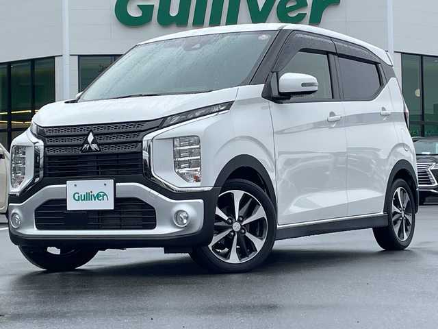 三菱 ｅＫクロス T 長野県 2020(令2)年 2.4万km シルキーホワイト 禁煙車/純正9インチナビ【MM320D-LM】/(CD/DVD/フルセグＴＶ/Bluetooth)/e-Assist/・衝突被害軽減ブレーキシステム/・踏み間違い衝突防止アシスト/・車線逸脱警報システム/・オートマチックハイビーム/マルチアラウンドモニター/ＥＴＣ/デジタルルームミラー/前席シートヒーター/ドライブレコーダー/革巻きステアリング/ステアリングスイッチ/LEDヘッドライト/フォグランプ/オートライト/スマートキー/Pスタート/電動格納ミラー/純正15インチAW/純正フロアマット