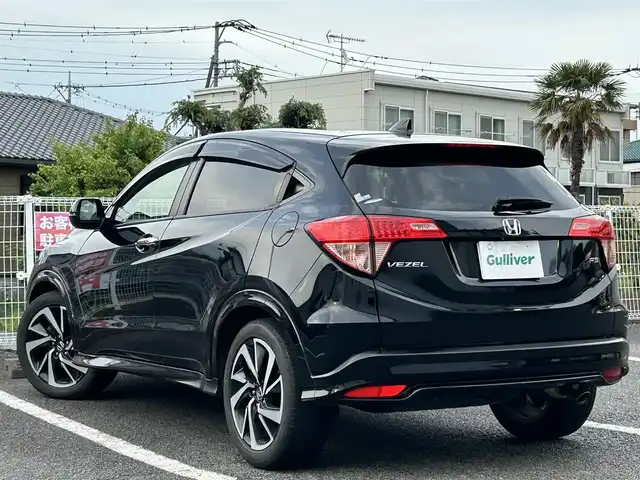 ホンダ ヴェゼル 静岡県 2016(平28)年 9.7万km クリスタルブラックパール ワンオーナー/純性ＳＤナビ(VXM-174VFi)/【CD/DVD/BT/地デジ】/純性LEDヘッドライト/純正18インチアルミホイール/クルーズコントロール/ハーフレザーシート/ETC/USB端子/スマートキー/ECONモード