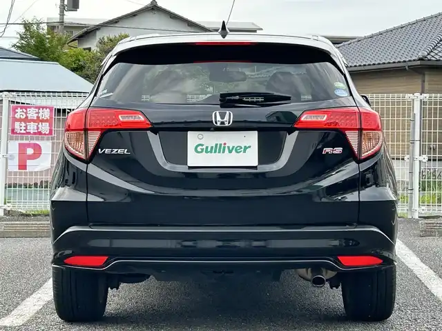 ホンダ ヴェゼル 静岡県 2016(平28)年 9.7万km クリスタルブラックパール ワンオーナー/純性ＳＤナビ(VXM-174VFi)/【CD/DVD/BT/地デジ】/純性LEDヘッドライト/純正18インチアルミホイール/クルーズコントロール/ハーフレザーシート/ETC/USB端子/スマートキー/ECONモード