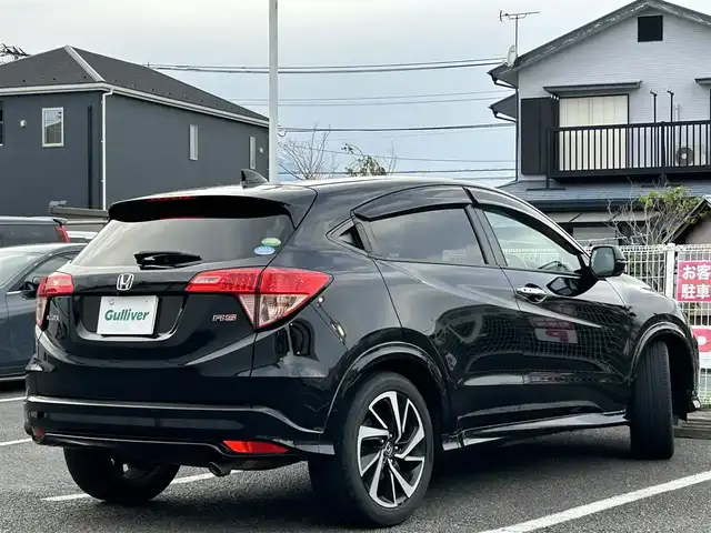 ホンダ ヴェゼル 静岡県 2016(平28)年 9.7万km クリスタルブラックパール ワンオーナー/純性ＳＤナビ(VXM-174VFi)/【CD/DVD/BT/地デジ】/純性LEDヘッドライト/純正18インチアルミホイール/クルーズコントロール/ハーフレザーシート/ETC/USB端子/スマートキー/ECONモード