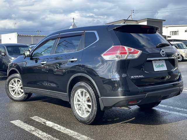日産 エクストレイル 20X 秋田県 2014(平26)年 9.5万km ダイヤモンドブラック 登録時走行距離94687ｋｍ/４WD/純正ナビ（Bluetooth、CD/DVD、フルセグTV）/ETC/純正エアロパーツ（リアスポイラー）/ハーフレザーシート/前席シートヒーター/アイドリングストップ/横滑り防止装置/盗難防止装置/ダウンヒルアシストコントロール/社外17インチAW/LEDライト/フォグランプ/オートライト/純正フロアマット/スマートキー