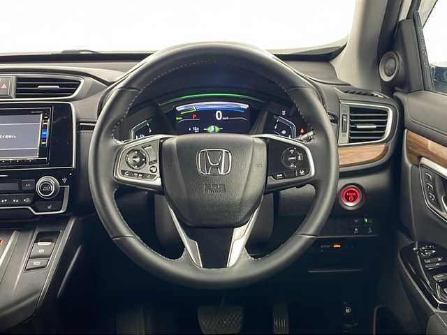 ホンダ ＣＲ－Ｖ ハイブリッド EX 栃木県 2019(平31)年 0.5万km プラチナホワイトパール ワンオーナー/純正SDナビ/ホンダセンシング/・衝突軽減ブレーキ/・レーンキープアシスト/・ブラインドスポットモニター/・レーダークルーズコントロール/・路線逸脱抑制制御/・先行車発進お知らせ/・オートハイビーム/バックカメラ/ETC2.0/前側ドライブレコーダー/前席シートヒーター/D席パワーシート/電動パーキング/パドルシフト/純正18インチアルミホイール/保証書/取扱説明書