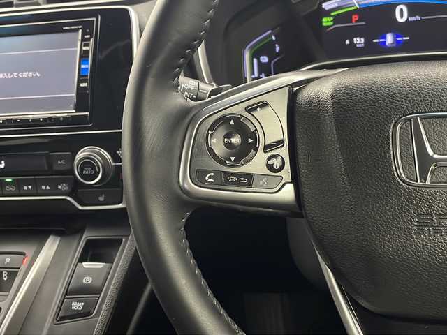 ホンダ ＣＲ－Ｖ ハイブリッド EX 栃木県 2019(平31)年 0.5万km プラチナホワイトパール ワンオーナー/純正SDナビ/ホンダセンシング/・衝突軽減ブレーキ/・レーンキープアシスト/・ブラインドスポットモニター/・レーダークルーズコントロール/・路線逸脱抑制制御/・先行車発進お知らせ/・オートハイビーム/バックカメラ/ETC2.0/前側ドライブレコーダー/前席シートヒーター/D席パワーシート/電動パーキング/パドルシフト/純正18インチアルミホイール/保証書/取扱説明書