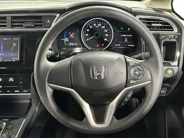 ホンダ シャトル ハイブリッド ホンダセンシング 大阪府 2020(令2)年 4.8万km クリスタルブラックパール 社外ナビ(FM/AM/Bluetooth) バックカメラ ETC 衝突軽減 レーダークルコン レーンアシスト 横滑り防止 スマートキー プッシュスタート オートエアコン 禁煙車