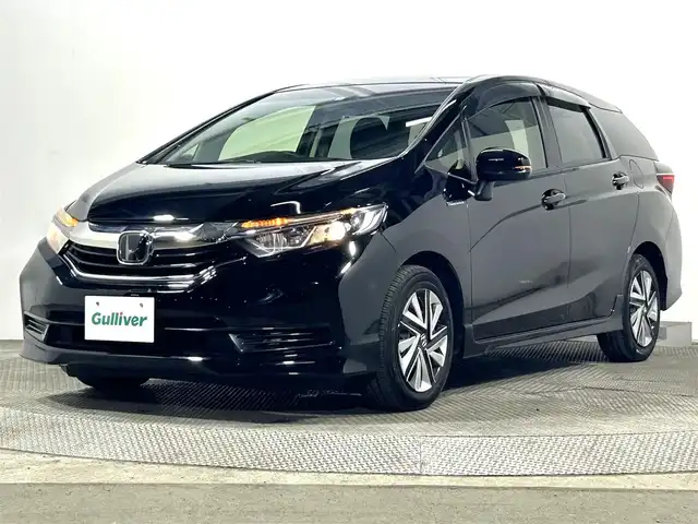 ホンダ シャトル ハイブリッド ホンダセンシング 大阪府 2020(令2)年 4.8万km クリスタルブラックパール 社外ナビ(FM/AM/Bluetooth) バックカメラ ETC 衝突軽減 レーダークルコン レーンアシスト 横滑り防止 スマートキー プッシュスタート オートエアコン 禁煙車